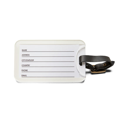 Pickleball Durable Luggage Tag - Happy People Play Pickleball