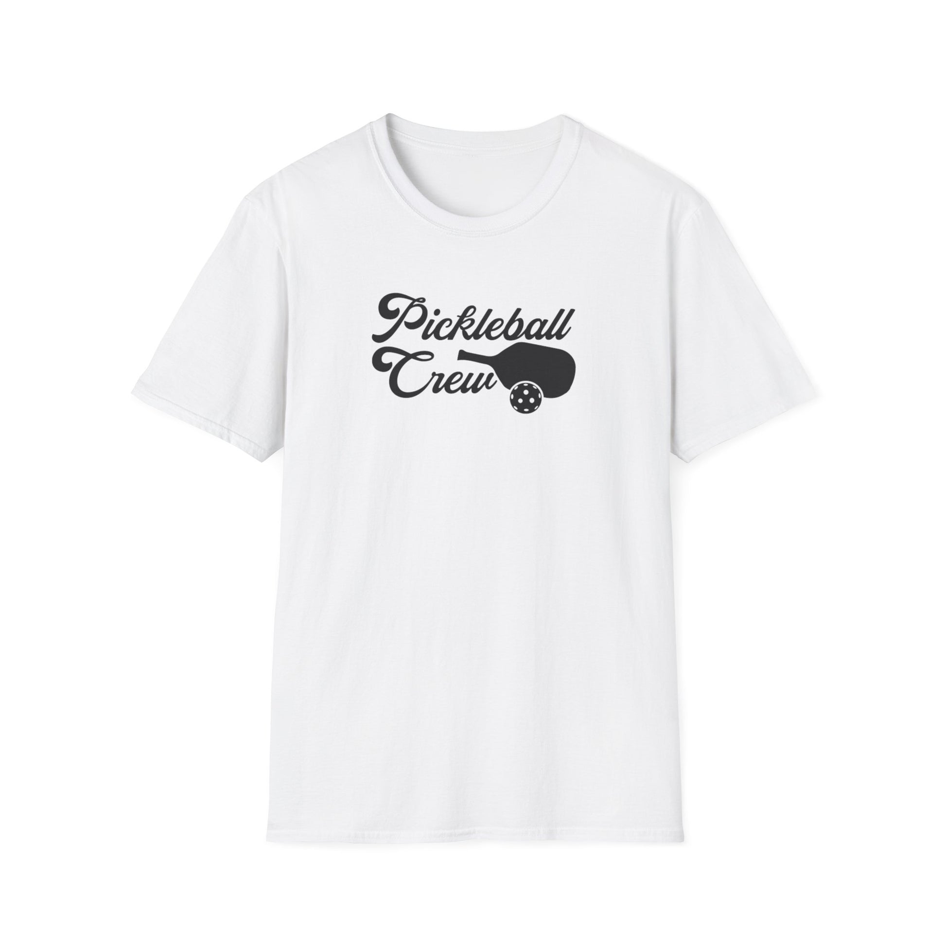 Men's Comfy Pickleball T-shirt - Pickleball Crew White