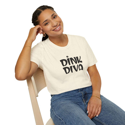 Women's Funny Pickleball T-shirt - Dink Diva