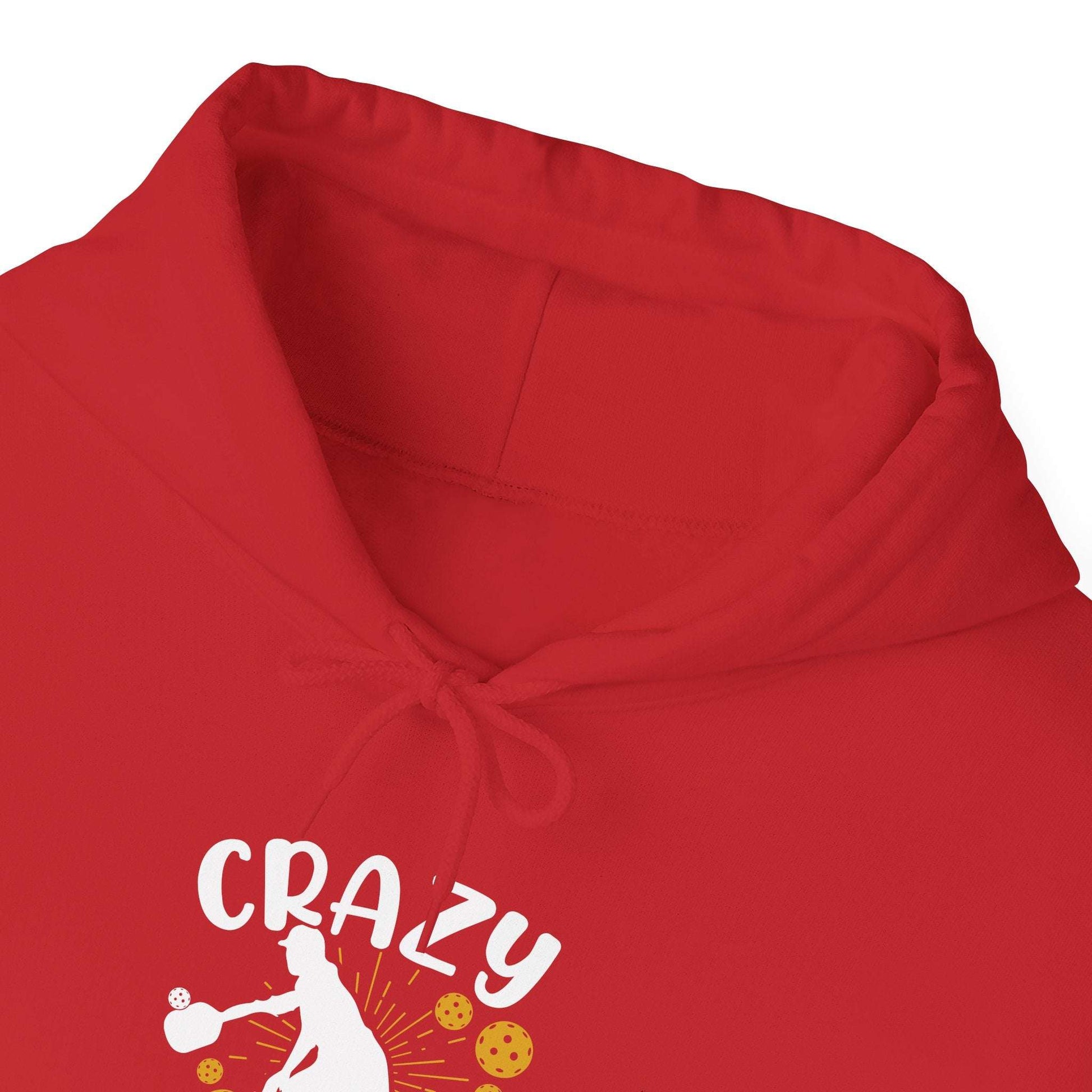 Women's Funny Pickleball Hoodie - Crazy Pickleball Girl