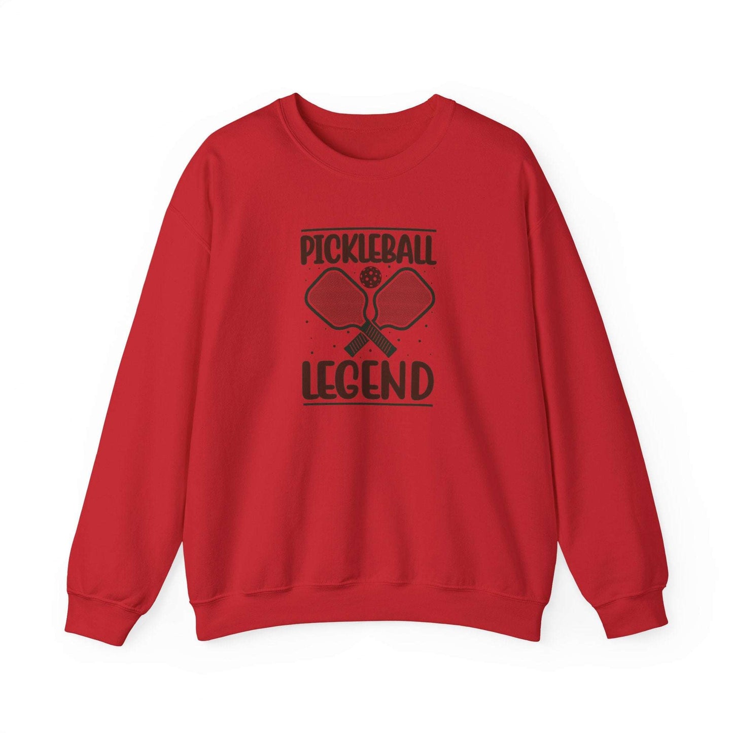 Men's Soft Pickleball Sweatshirt - Pickleball Legend Red