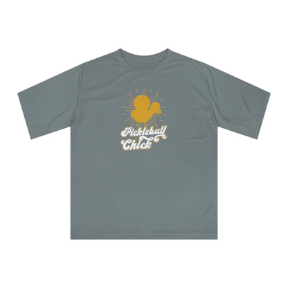 Women's Comfy Pickleball T-shirt - Pickleball Chick Gray