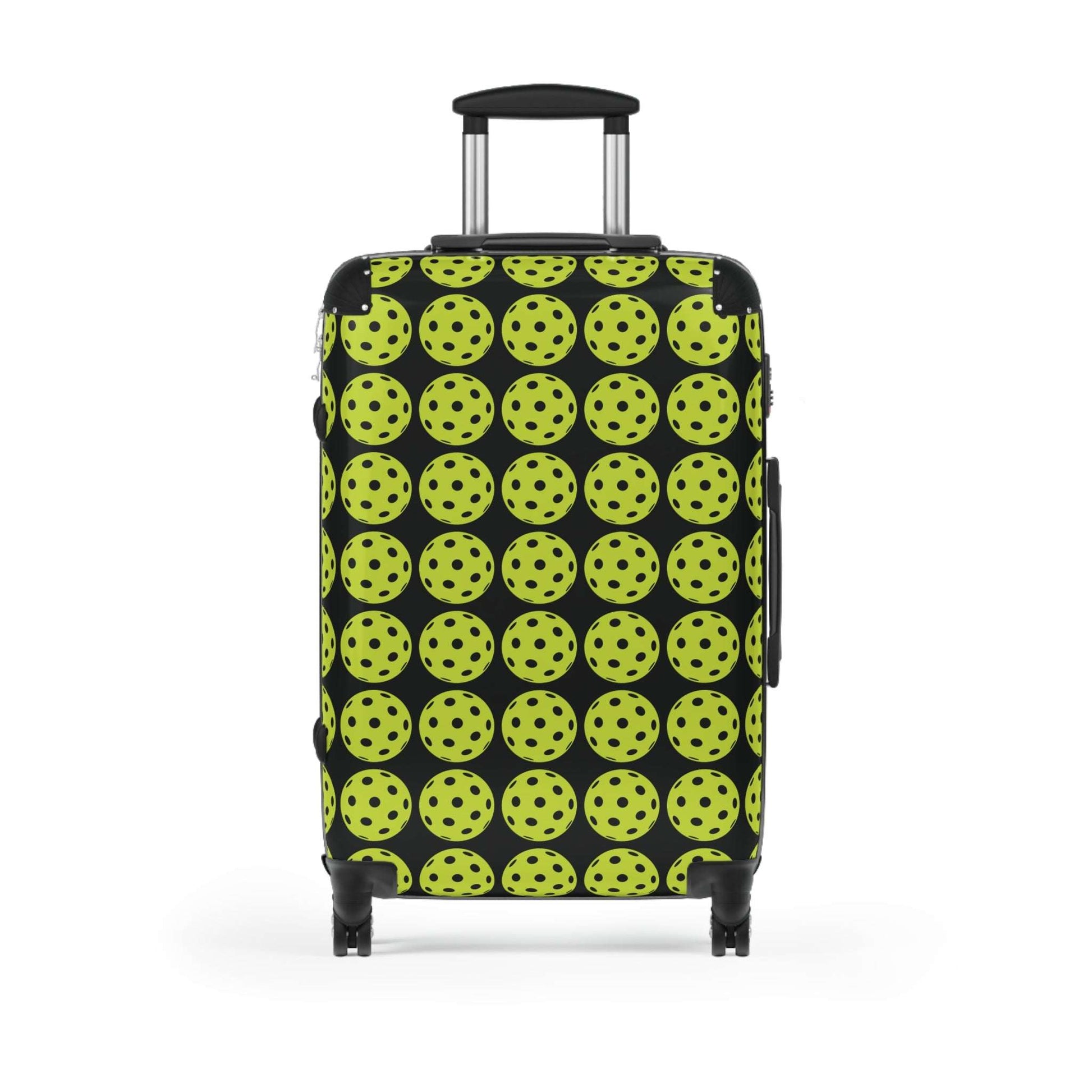 Pickleball Fun Suitcase - Pickleball Ball Black