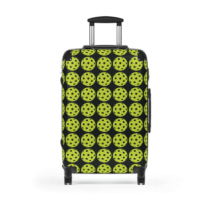 Pickleball Fun Suitcase - Pickleball Ball Black