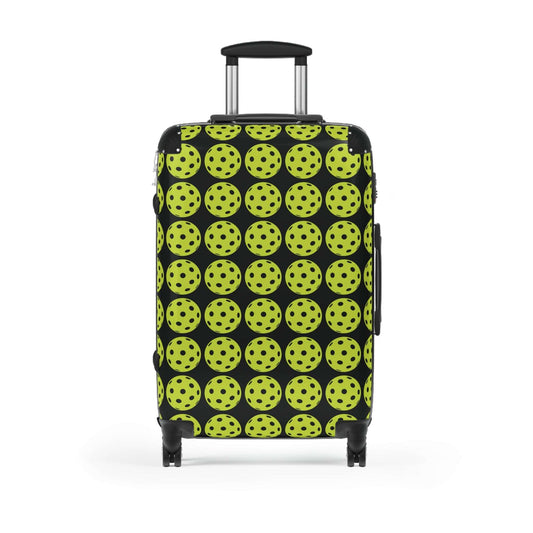 Pickleball Fun Suitcase - Pickleball Ball Black