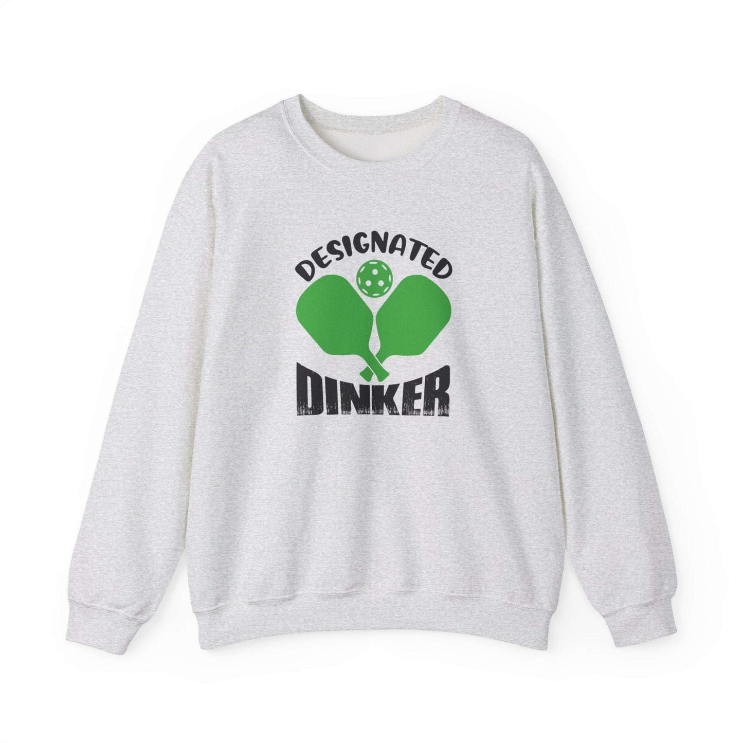 Men's Comfy Pickleball Sweatshirt - Designated Dinker Gray