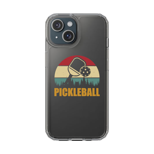 Pickleball Cool Phone case - Pickleball Retro iPhone 15