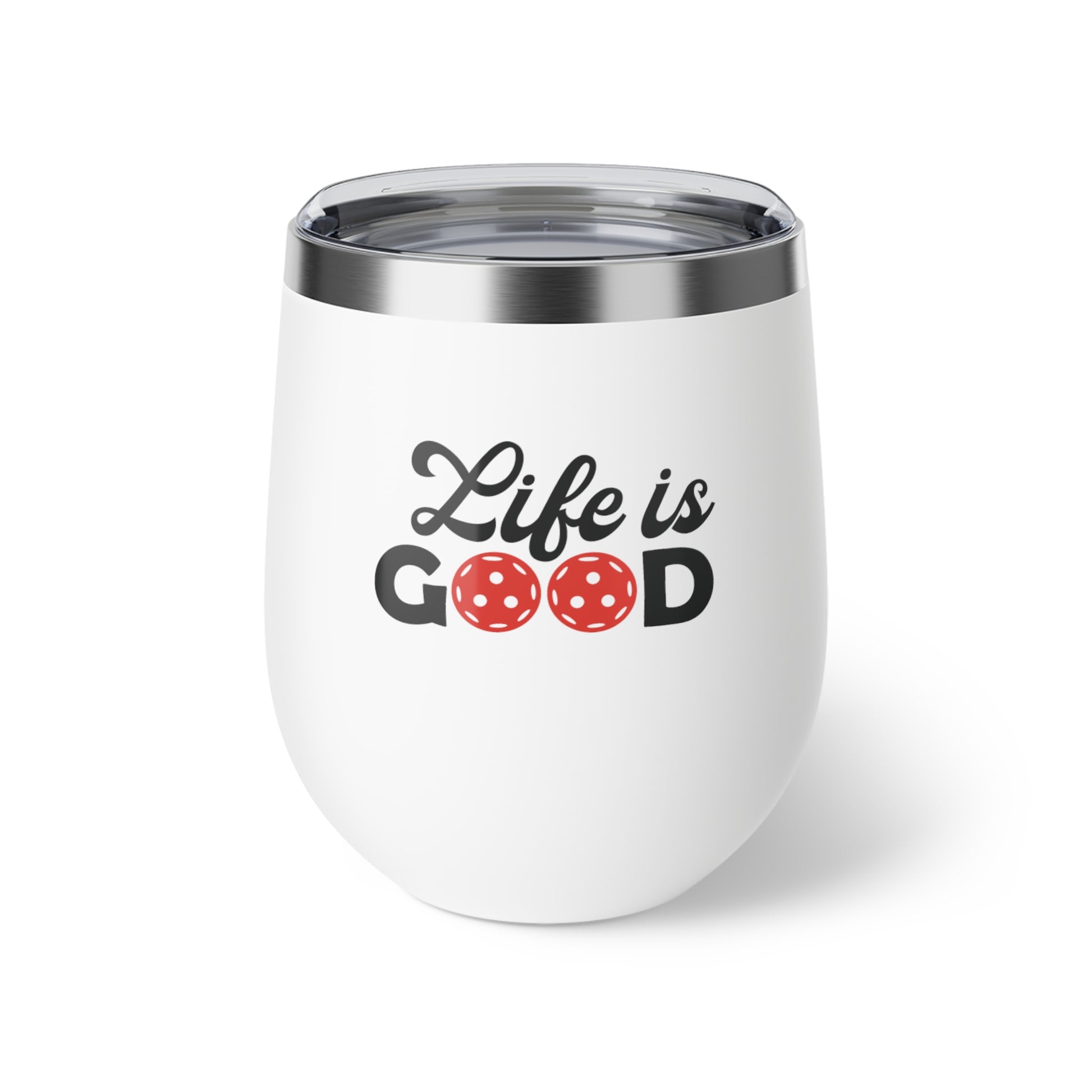 Pickleball Cute Cup - Life is Good White