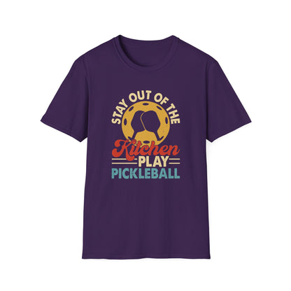Women's Pickleball T-shirt - Stay Out of the Kitchen Play Pickleball