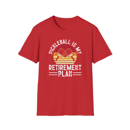 Women's Cool Pickleball T-shirt - Pickleball Is My Retirement Plan