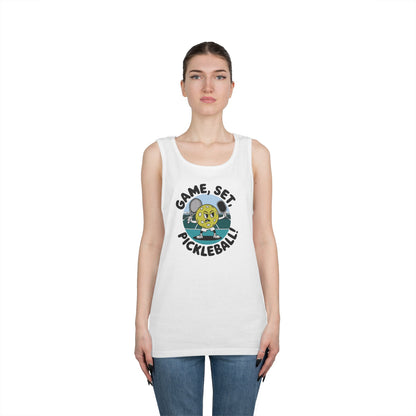 Women's Soft Pickleball Tank Top - Game, Set, Pickleball