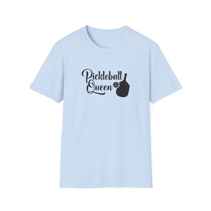 Women's Stylish Pickleball T-shirt - Pickleball Queen Blue