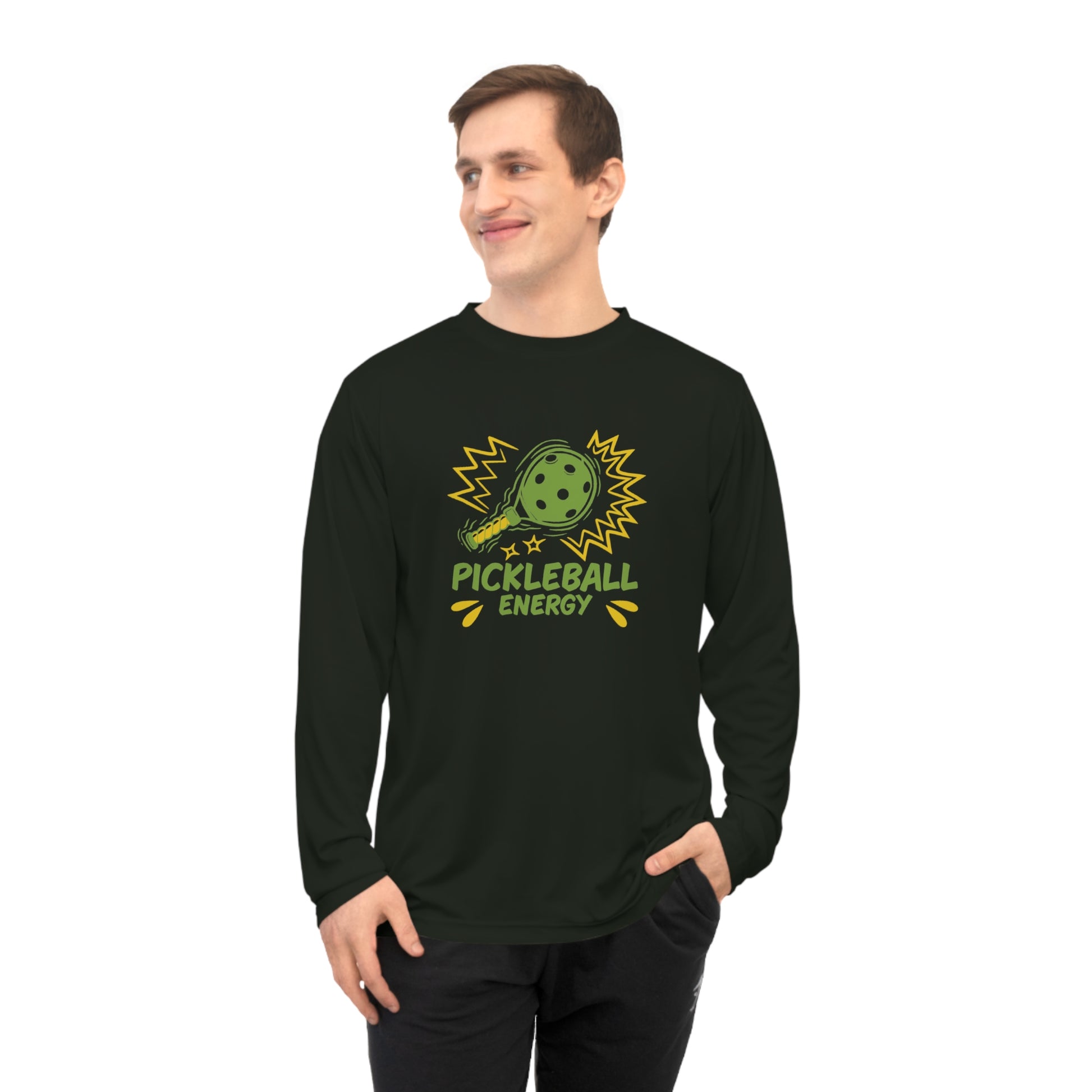 Men's Comfy Pickleball Long Sleeves top - Pickleball Energy