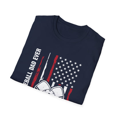 Men's Bold Pickleball T-shirt - Best Pickleball Dad Ever