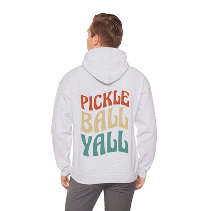 Men's Vibrant Pickleball Hoodie - Pickleball Yall