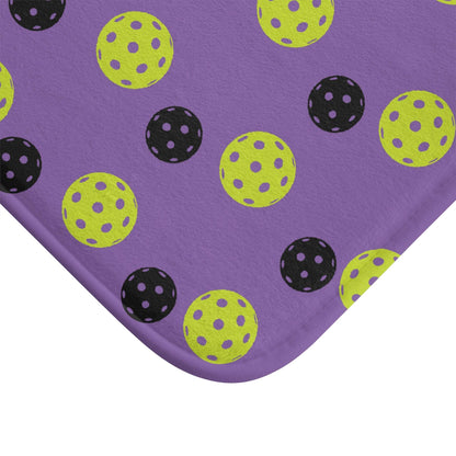 Pickleball Fun Bath mat - Balls Pattern