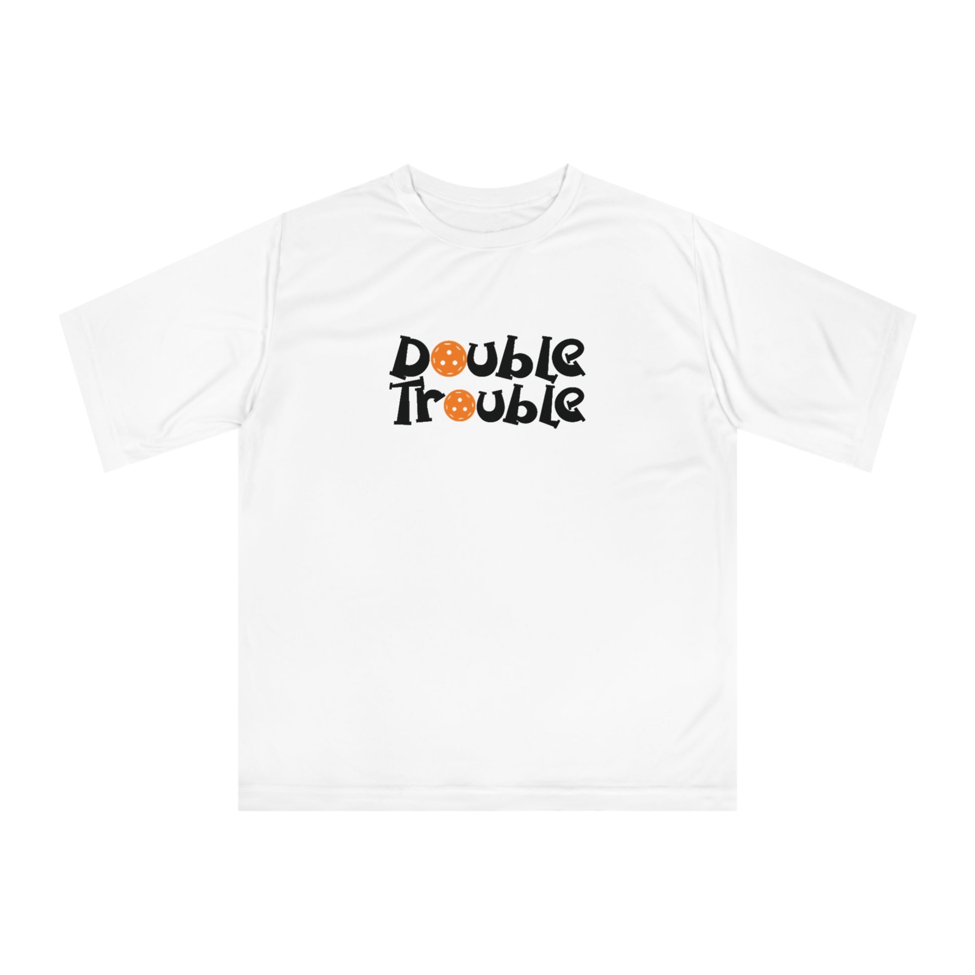 Women's Comfy Pickleball T-shirt - Double Trouble White
