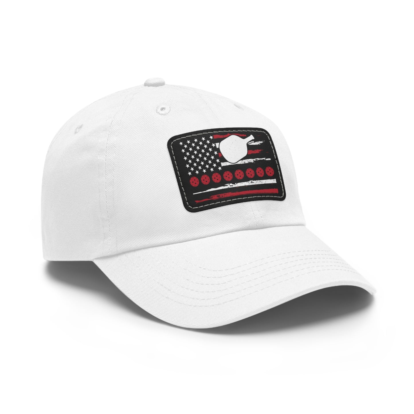 Pickleball Cool Cap - Paddle and American Flag