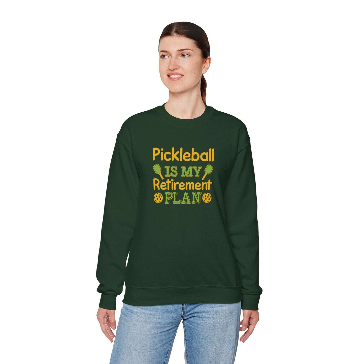 Women's Pickleball Sweatshirt - Pickleball Is My Retirement Plan