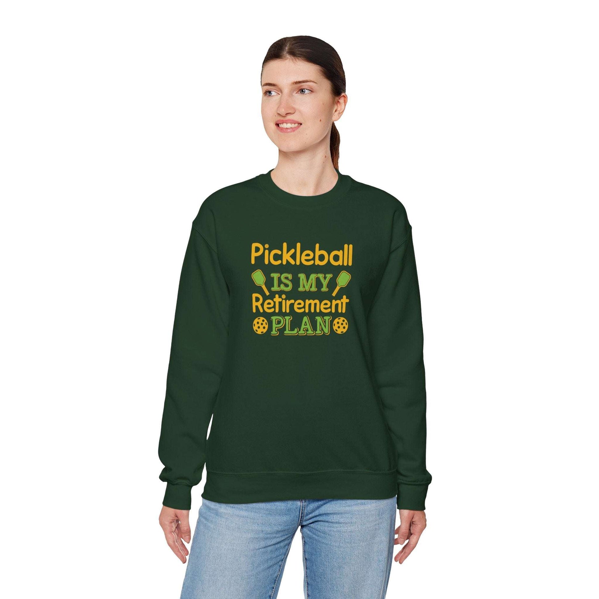 Women's Pickleball Sweatshirt - Pickleball Is My Retirement Plan