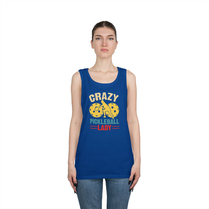 Women's Soft Pickleball Tank Top - Crazy Pickleball Lady