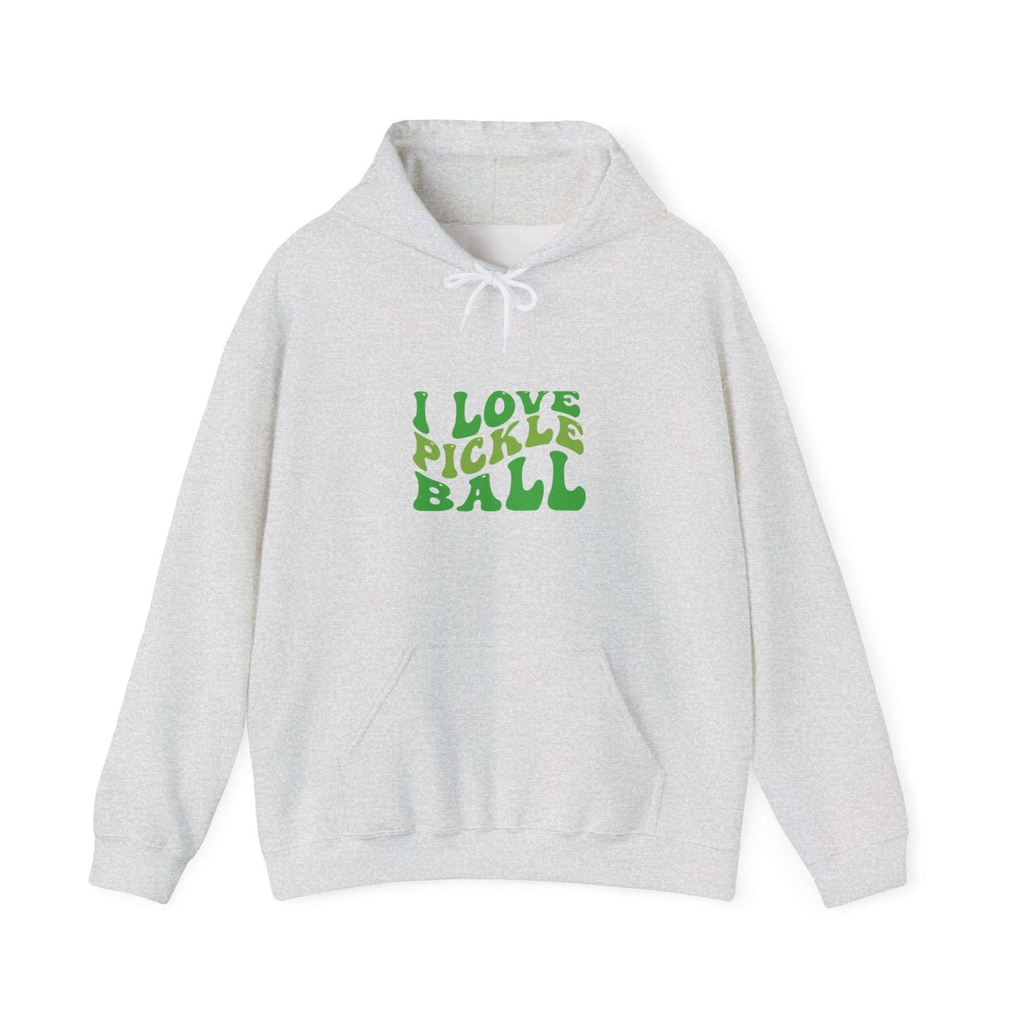 Women's Soft Pickleball Hoodie - I Love Pickleball Gray