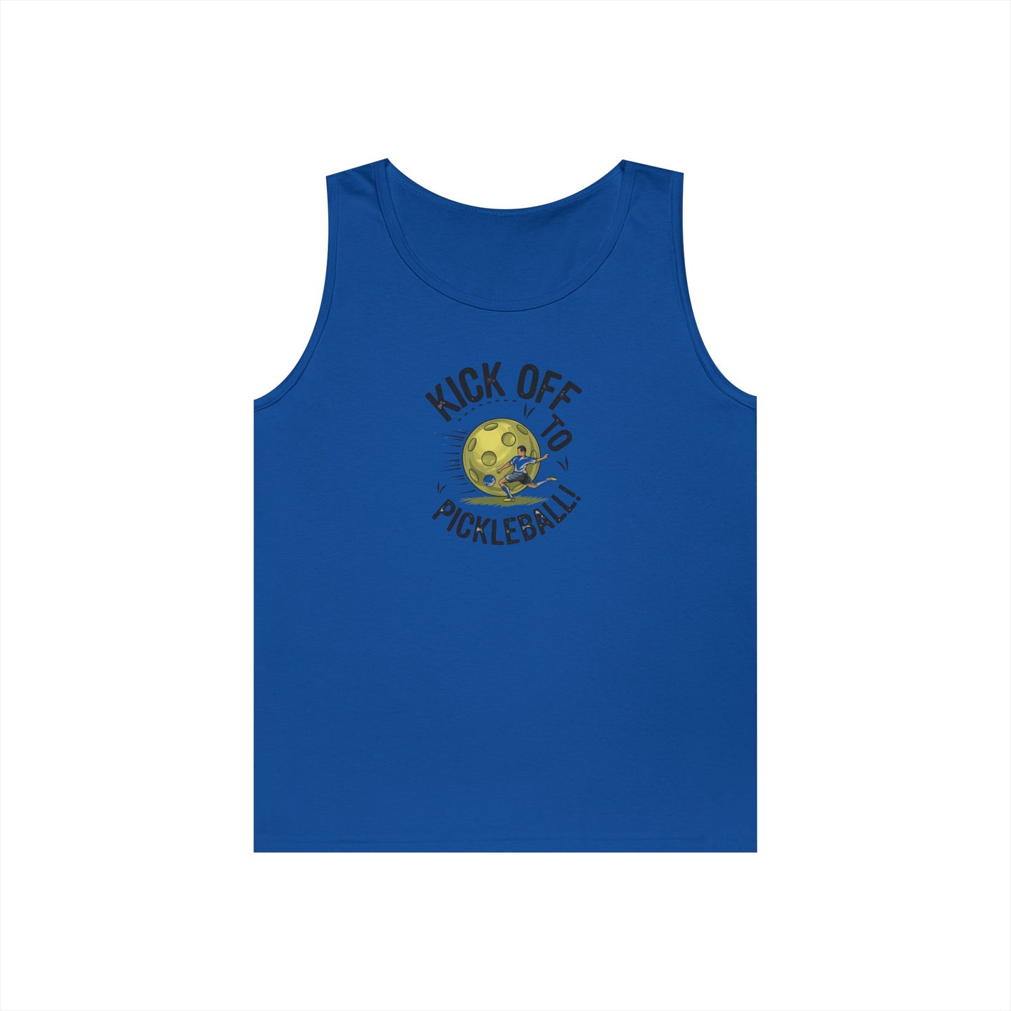 Women's Soft Pickleball Tank Top - Kick Off to Pickleball Royal