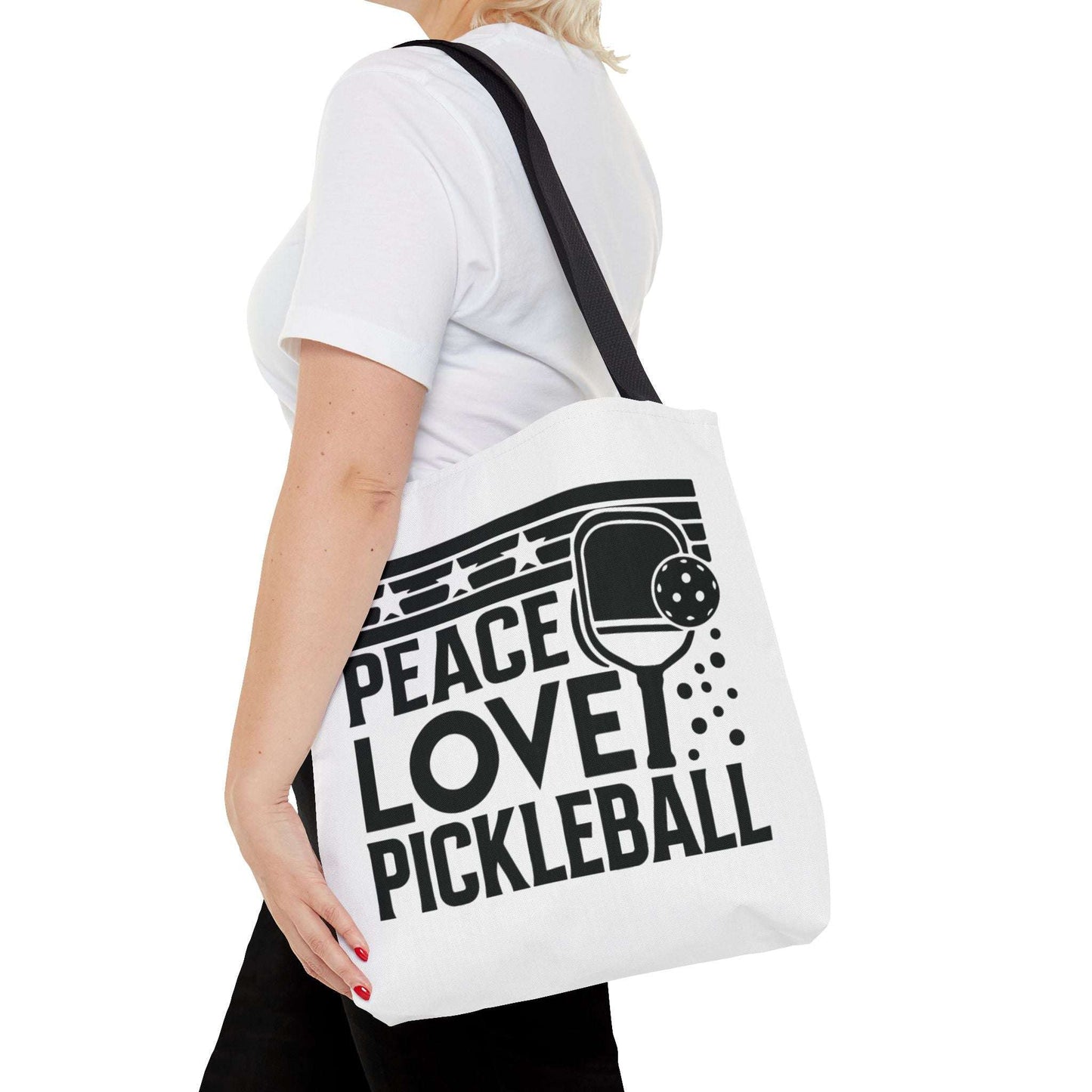 Pickleball Bold Tote Bag - Peace Love Pickleball