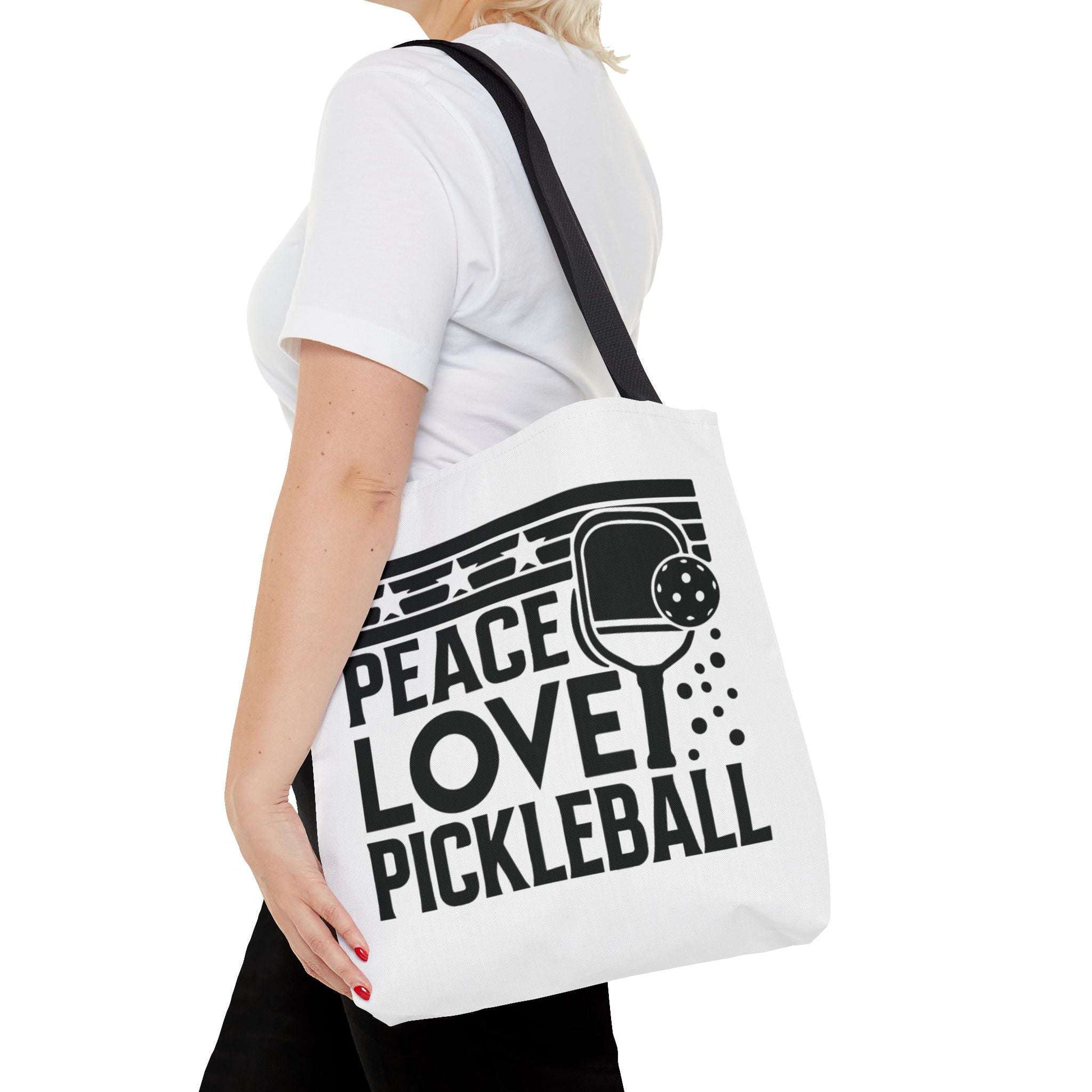 Pickleball Bold Tote Bag - Peace Love Pickleball