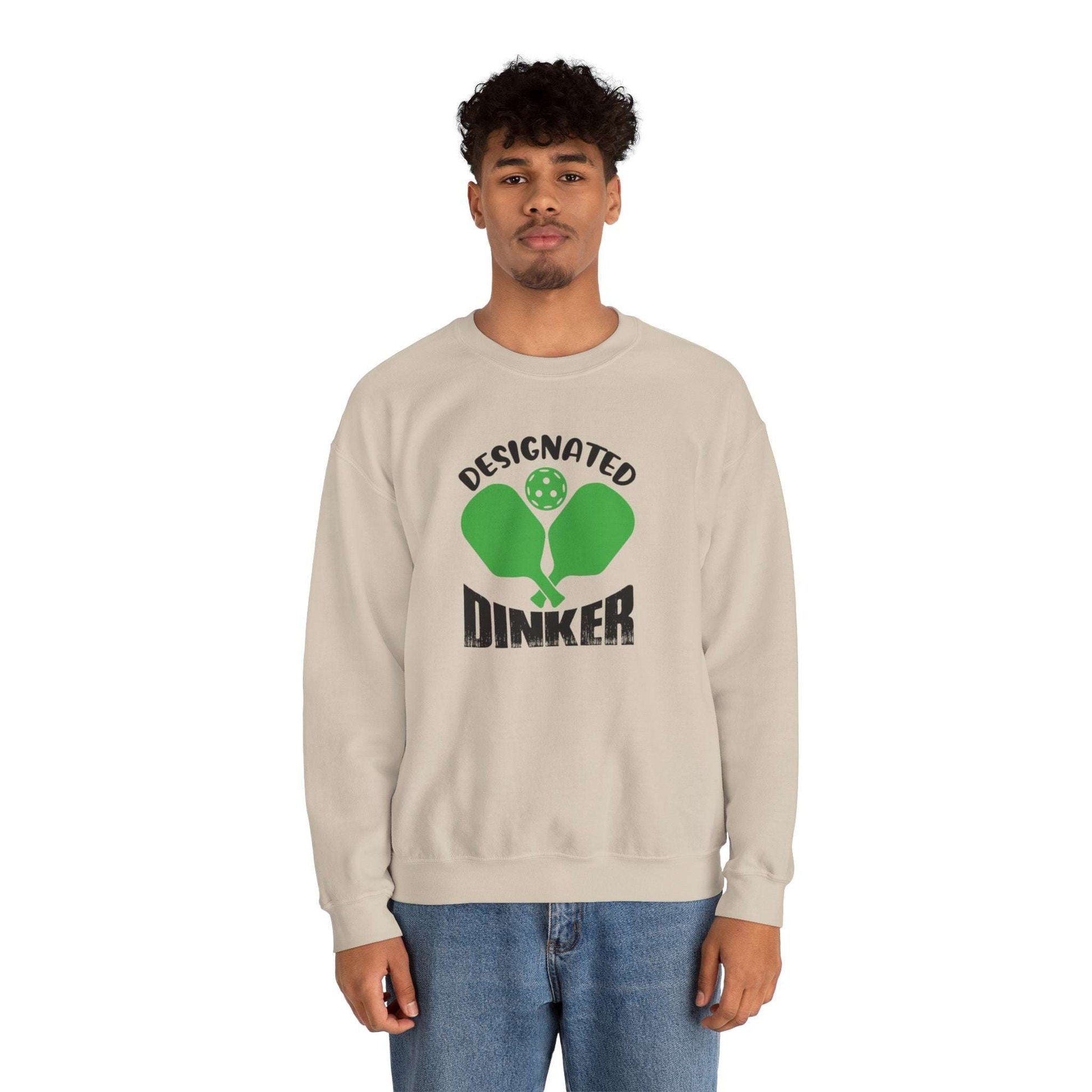 Men's Comfy Pickleball Sweatshirt - Designated Dinker