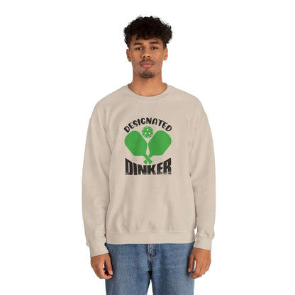 Men's Comfy Pickleball Sweatshirt - Designated Dinker