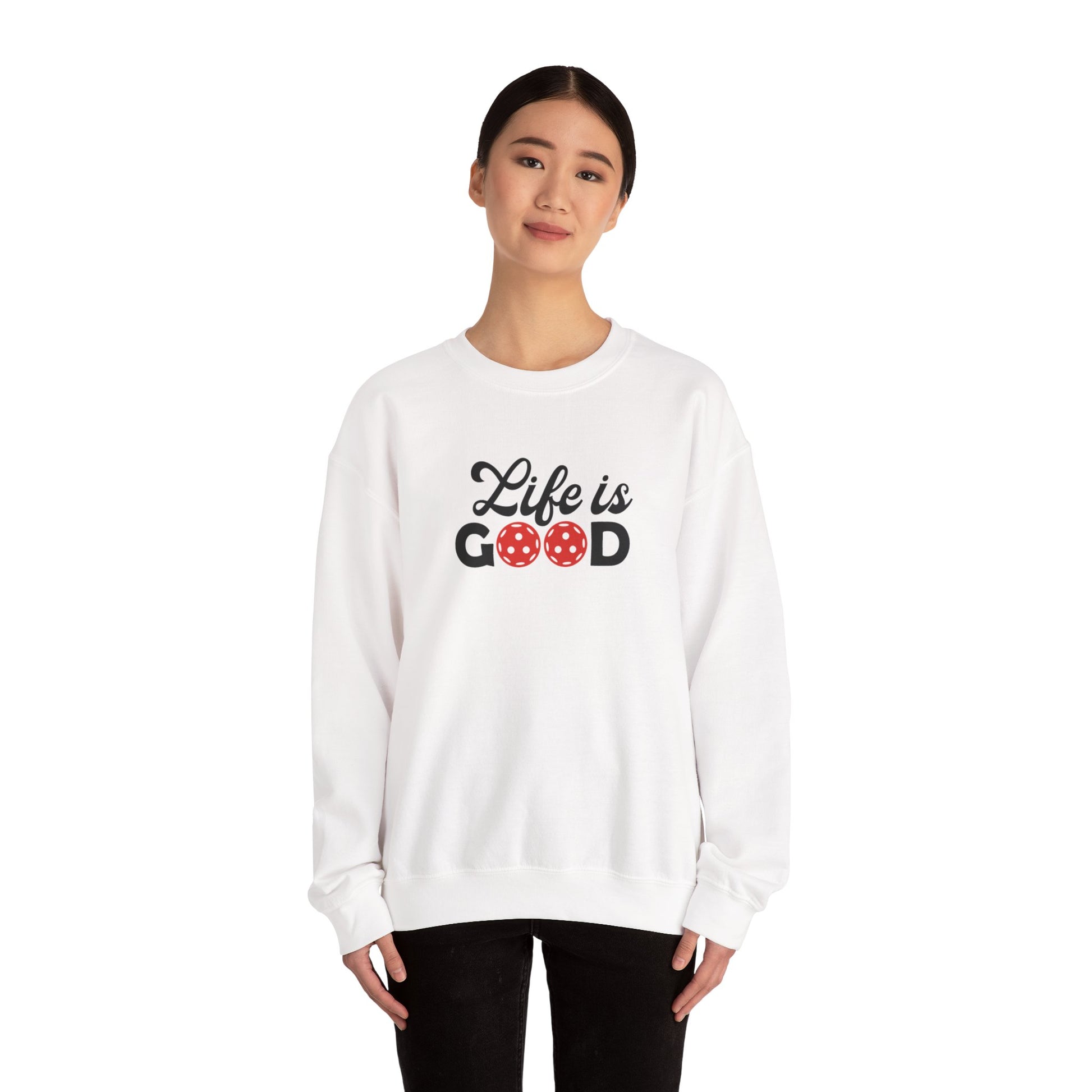 Women's Durable Pickleball Sweatshirt - Life is Good
