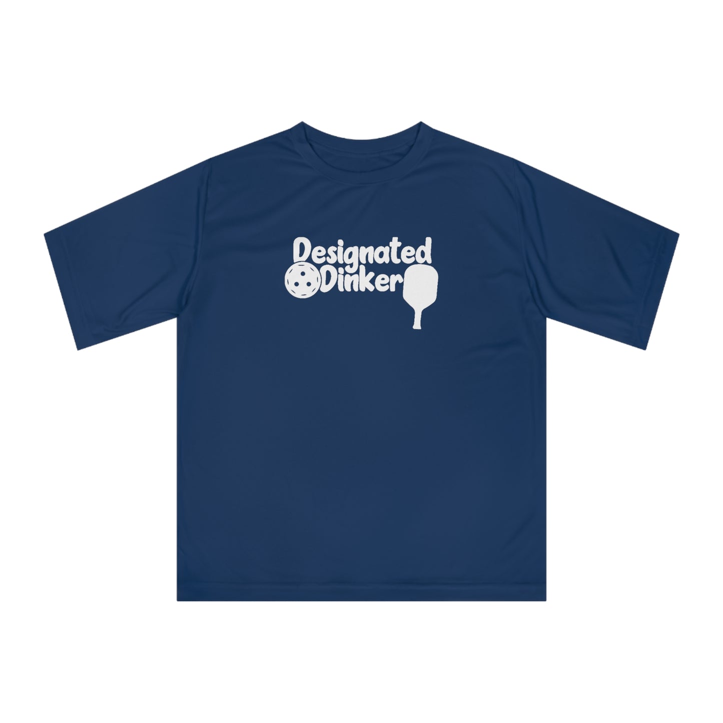 Women's Stylish Pickleball T-shirt - Designated Dinker Navy