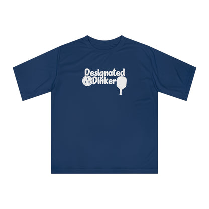 Women's Stylish Pickleball T-shirt - Designated Dinker Navy