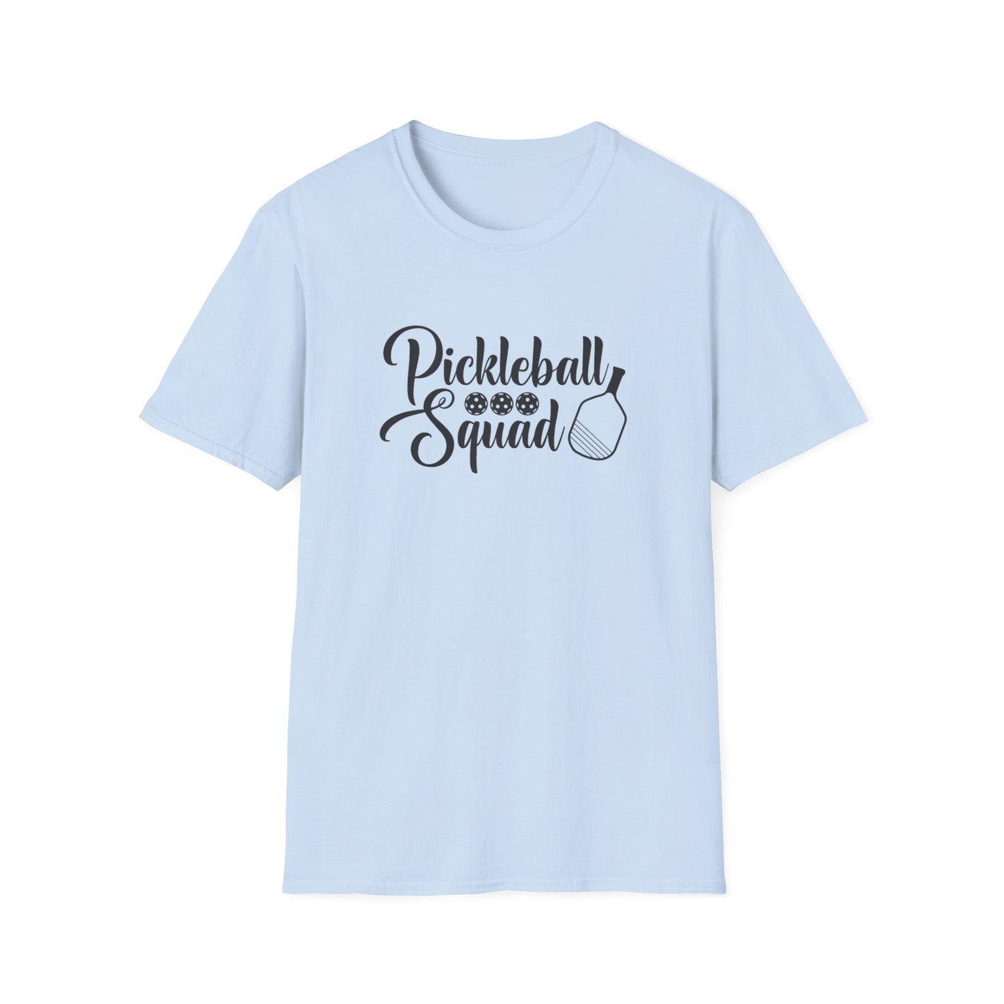 Women's Trendy Pickleball T-shirt - Pickleball Squad Blue
