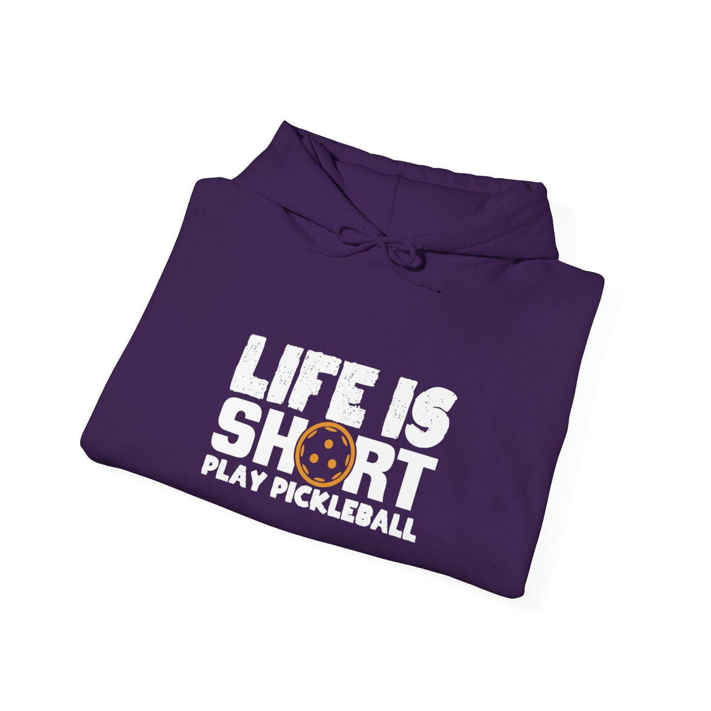 Women's Quirky Pickleball Hoodie - Life Is Short Play Pickleball