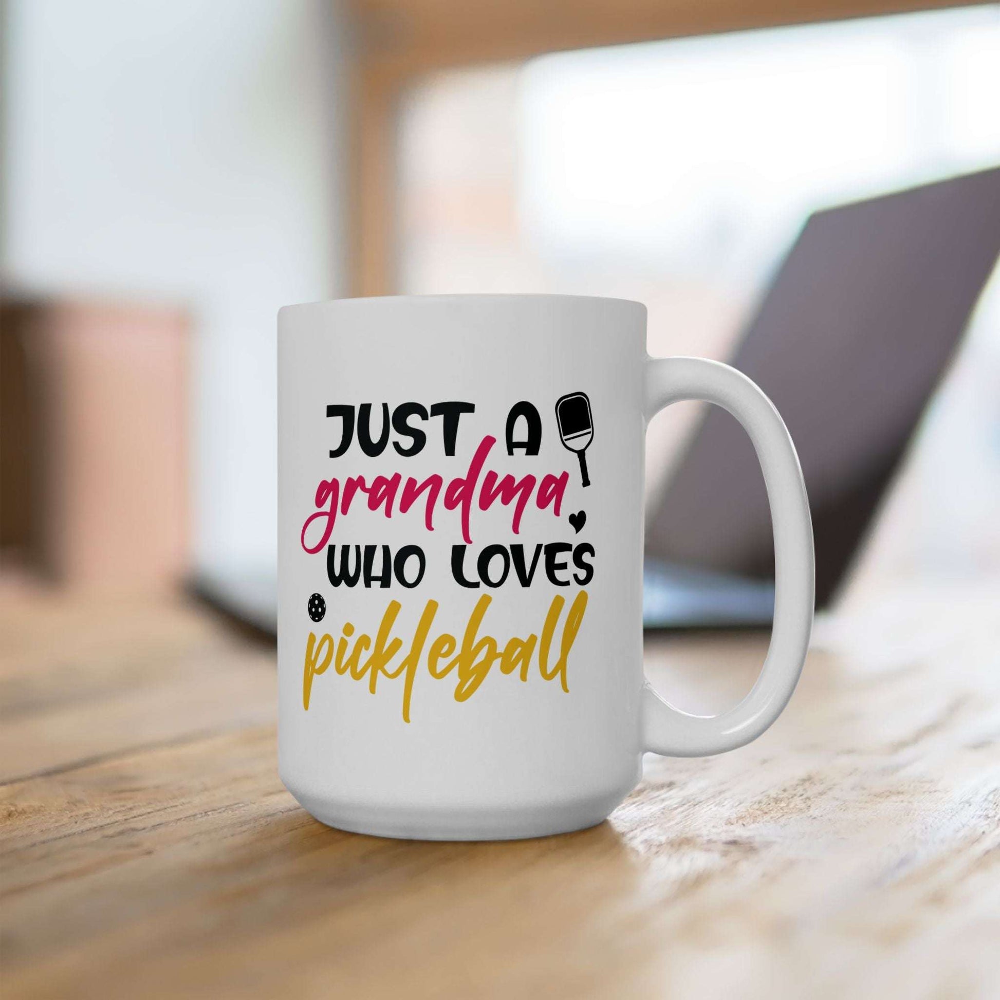 Pickleball Handy Mug - Just a Grandma Who Loves Pickleball