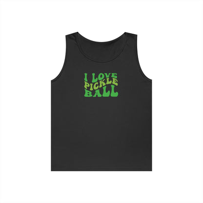 Men's Funny Pickleball Tank Top - I Love Pickleball