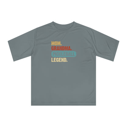 Women's Lightweight Pickleball T-shirt - Mom Grandma Pickleball Legend Gray
