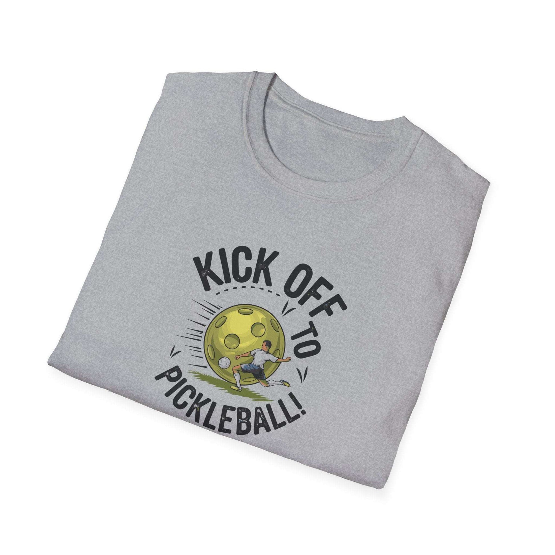 Women's Stylish Pickleball T-shirt - Kick Off to Pickleball