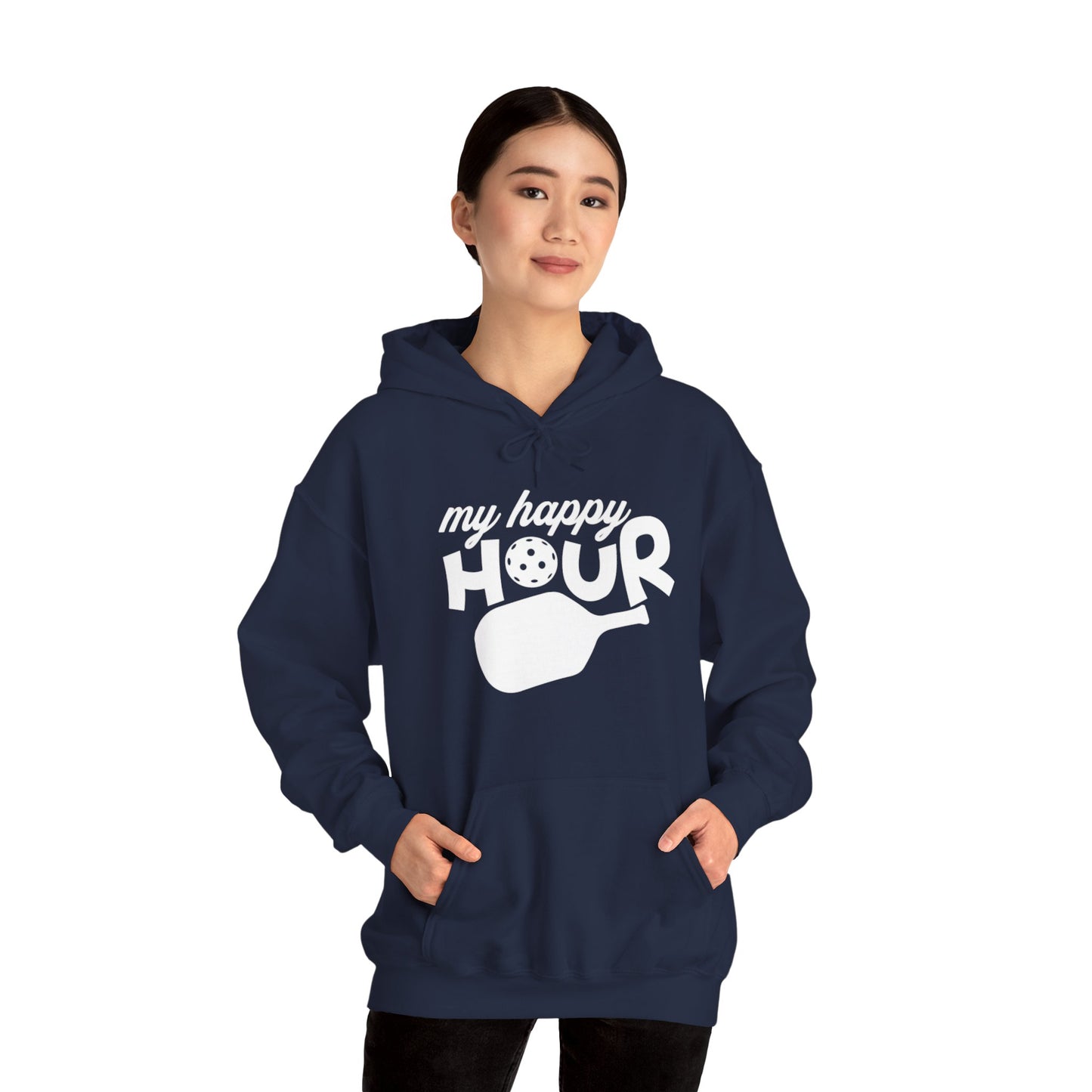 Women's Comfy Pickleball Hoodie - My Happy Hour