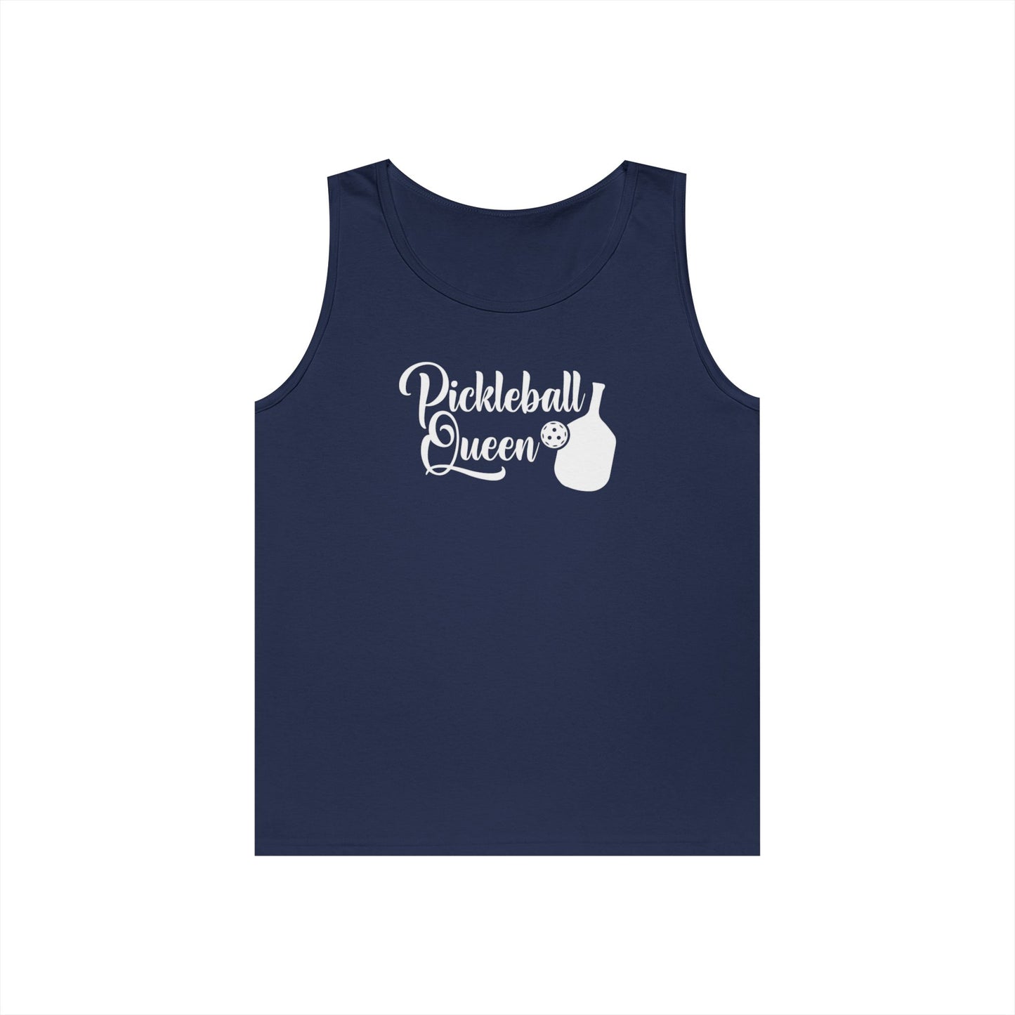Women's Lightweight Pickleball Tank Top - Pickleball Queen Navy