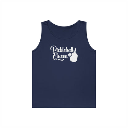 Women's Lightweight Pickleball Tank Top - Pickleball Queen Navy