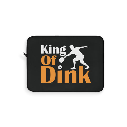 Pickleball Cool Laptop Sleeve - King of Dink Black