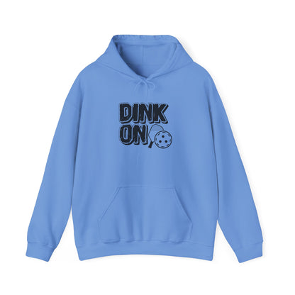 Men's Trendy Pickleball Hoodie - Dink On Blue