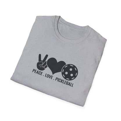 Men's Lightweight Pickleball T-shirt - Peace, Love, Pickleball