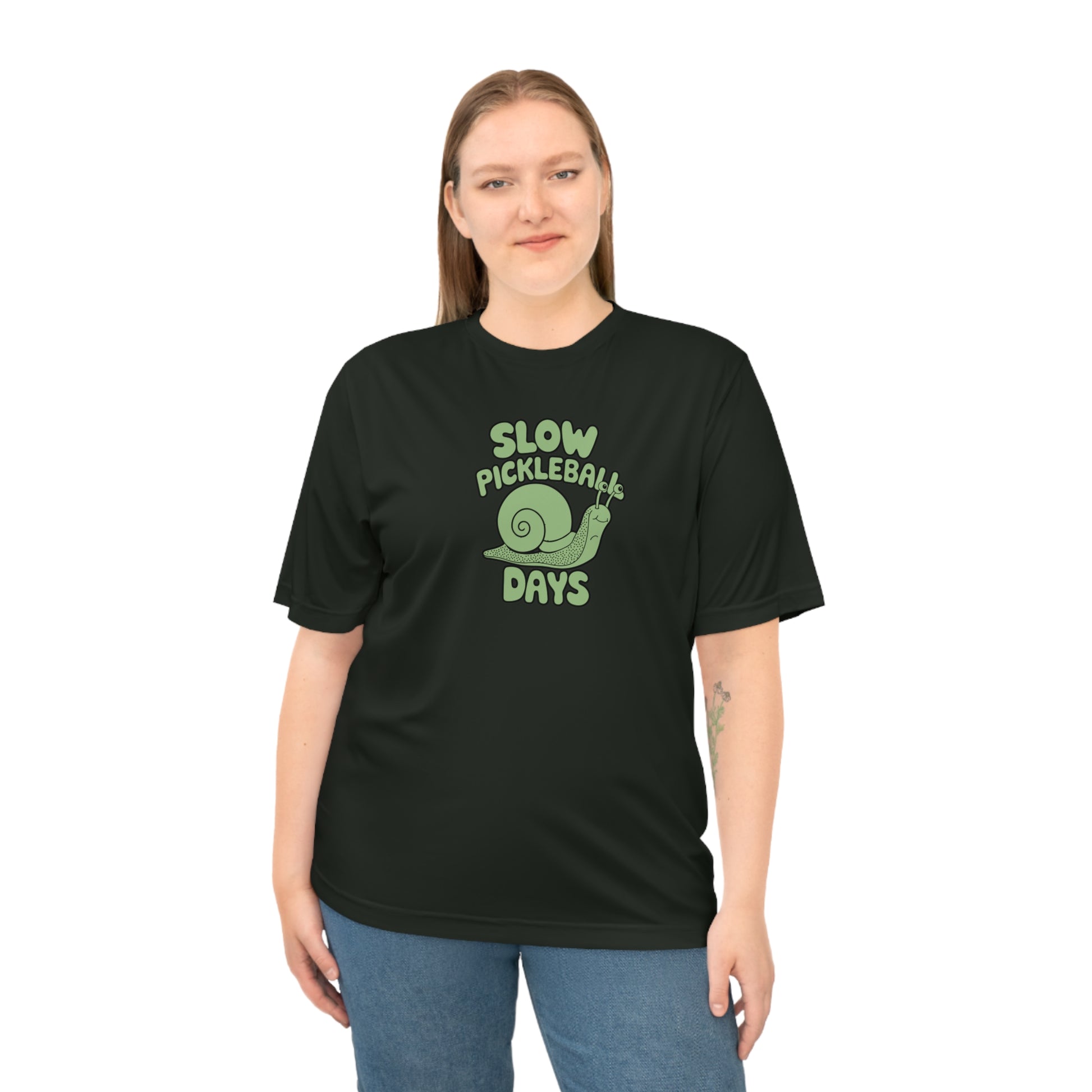 Women's Lightweight Pickleball T-shirt - Slow Pickleball Days