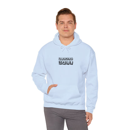 Men's Funny Pickleball Hoodie - Run To Victory, Pickleball Style