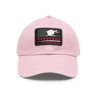 Pickleball Cool Cap - Paddle and American Flag Pink