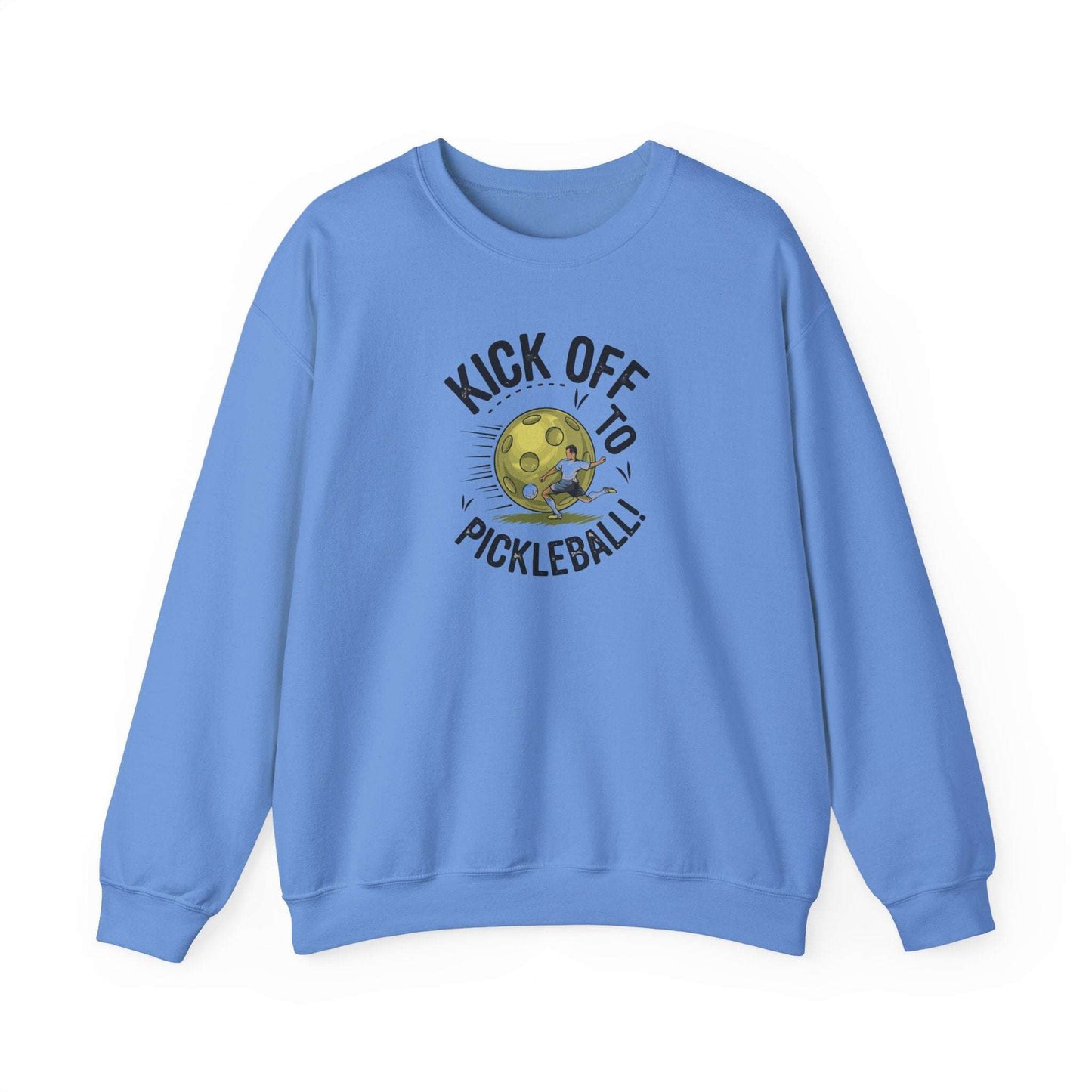 Men's Soft Pickleball Sweatshirt - Kick Off to Pickleball Blue